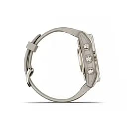 Смарт-годинник Garmin Fenix 7S Sapphire Solar Soft Gold w. Light Sand Band (010-02776-14/15) - мініатюра 5