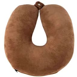 Подушка-трансформер для шиї Ardesto Travel Сute Dog 30х30 см коричнева (ART3035NEP)