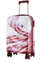 Чемодан Semi Line 20" (S) White/Red Print (T5654-1) (DAS302888)