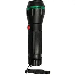 Фонарь ручной LED 7083 на батарейках ААА с функцией масштабирования Черный