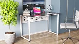 Компьютерный стол Майк 75x100x60 белый ДСП Сосна Кембра 16мм FRD-101301