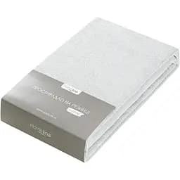 Простыня махровая на резинке Home Line 90x200х20 см светло-серый (195120)