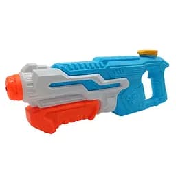 Водяной бластер детский MR0505(Light-Blue) помпа 37,5 см Голубой