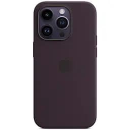 Чохол Silicone Case Full Protective (AA) для Apple iPhone 15 Pro (6.1) Фіолетовий / Elderberry