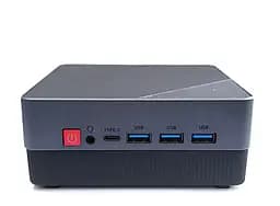 Мини компьютер неттоп Aittact Black Ryzen 3 4300U 2.7–3.7ГГц 4/4 16GB 512GB SSD Radeon Vega Wi-Fi 6 BT 2xLAN 2xHDMI DP USB3, Win11