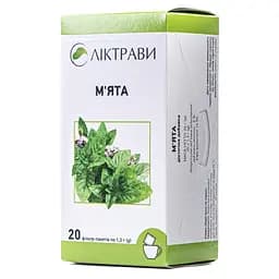 Фіточай Ліктрави М'ята фільтр-пакети 1.3 г 20 шт.