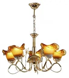 Люстра подвесная Brille флористика E14 60W G (LK-123S/5)