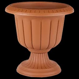 Горщик для квітів Serinova на ніжці Nergiz 9.8 л теракотовий (N001-Kiremit)