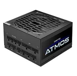 Блок питания 750 Вт, Chieftec ATMOS, черный, модульный, 80+ золотистый, Active PFC, 120 мм FDB, 4xMolex/9xSATA/1x16-pin