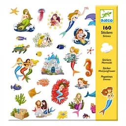 Набір наклейок Djeco Русалки, 160 шт. (DJ08885)