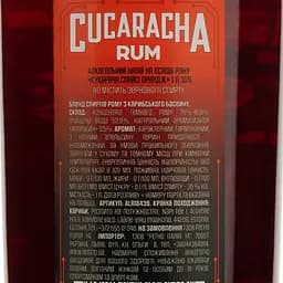 Алкогольний напій Cucaracha Rum Spicy Orange 35% 1 л  - мініатюра 5