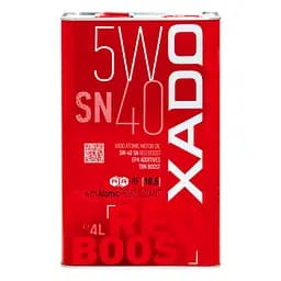 Моторное масло Xado Atomic Oil Red Boost 5W-40 4л(ХА 26269)