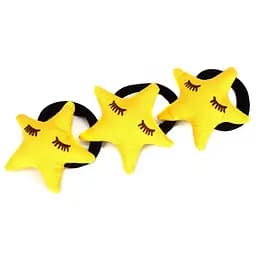 Дитяча резинка для волосся М'які зірочки La-beauty 0300-792, 6 штук