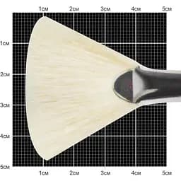 Пензель щетина віялова 6007 №10 довга ручка Kolos