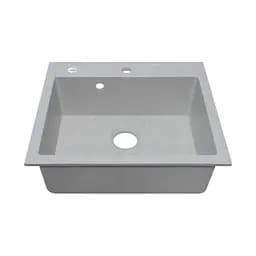 Кухонна мийка Adamant PRIZMA old stone 590x495x200 мм, без крила 59 см - мініатюра 2