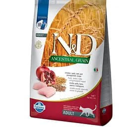 Сухой корм для кошек Farmina N&D Quinoa низкозерновой курица и гранат 5 кг