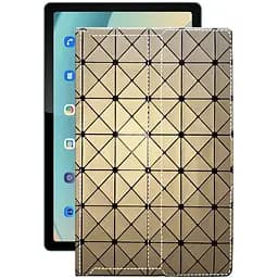 Чехол StatusCASE из экокожи для планшета Blackview Tab 11 Золотой ромб