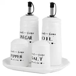 Набір для спецій Elisey Modern білий (001AG)