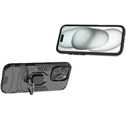 Чохол бампер Primolux Ring Armor для Apple iPhone 16 Pro Black - мініатюра 2