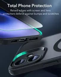 Чохол із склом ESR Classic Pro Case (HaloLock) Set Frosted Black для iPhone 16 (1A7760104) - мініатюра 5