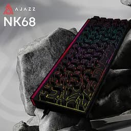 Клавіатура Ajazz NK68 Red Switch Black USB-C (NK68-R-S-B) - мініатюра 6