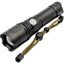 Ручний ліхтар RB-237 акумуляторний протиударний із зумом Zoom P120 18650 Type-C