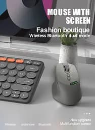 Миша бездротова 2 режимна Apayado T02 Pro Dual Mode Wireless Mouse сіра - мініатюра 5