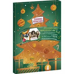 Конфеты Адвент календарь Ferrero Kusschen Adventskalender 206 г