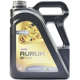 Масло моторное Lotos Aurum SF/CD SAE 15W-40, 4 л (162023)