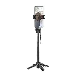 Селфі-монопод HOCO K27 Pro Magic mini live broadcast stand(pull clip+magnetic focusing version) Black - мініатюра 7