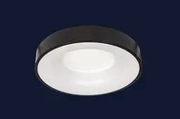 Люстра потолочна LED Levistella 752L57 BK, 36W, чорний метал, білий акрил, сучасний стиль для дому - мініатюра 2
