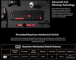 Клавиатура игровая механическая Lemokey X3H3UA Black switch Keychron Brown, QMK/VIA, Hot-Swap, EN/UKR, RGB - мініатюра 8