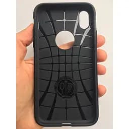 Оригінальний протиударний силіконовий чохол Spigen Rugged Armor Matte Black для iPhone XR (064CS24871) - мініатюра 6