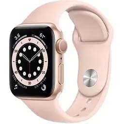 Apple Watch Series 6 GPS 40mm Gold Aluminum Case w. Pink Sand Sport B. (MG123)