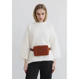 Шкіряна сумка Dropbag Mini світло-коричневий Crazy Horse