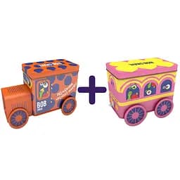 Наборы сладостей с игрушкой и стикером Bob Snail Snack Track + Bob Snail Fruit Start