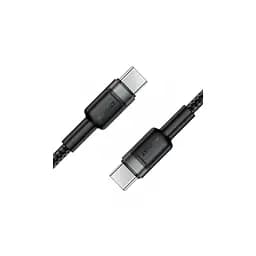 Дата кабель USB-C to USB-C 1.2m 60W black Acefast (6974316285137)