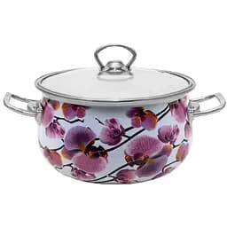 Кастрюля Idea Home Orchid 2237 с крышкой, 20 см, 3.7 л (6832899)