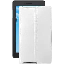 Чехол StatusCASE из экокожи для планшета Lenovo Tab E7 TB7104L Белый
