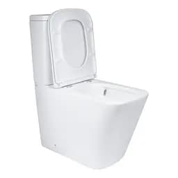 Унітаз підлоговий Qtap Tern Ultra Quiet безобідковий з сидінням Soft-Close QT17222175AUQ1W White, Білий - мініатюра 13