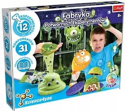 Набор для создания слаймов "Фабрика ужасных экспериментов" - Trefl 61393