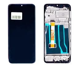 Дисплей Xiaomi Redmi Note 9 Pro, Redmi Note 9S, білий, з рамкою, , з широким ободком, In-Cell, M2003J6B2G, M2003J6A1G