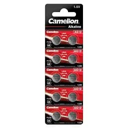 Батарейка Camelion AG12 / LR43 / LR1142 / 386 Alkaline x 10 (AG12-BP10)