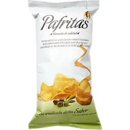 Чипсы картофельные Pafritas с морской солью 140 г