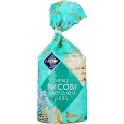 Хлебцы рисовые Премія с морской солью 100 г (729556)