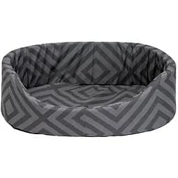 Лежак для собак Пухнастики 49x35x13 см (сіра)