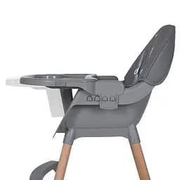 Стільчик для годування LUMI ME 1111 Gray екошкіра - мініатюра 3