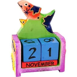 Календар настільний Риба дерево 10х7х4 см