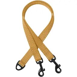 Поводок-спарка для собак рефлекторный Barksi Active (ширина 16 мм, длина 80 см) золотистый