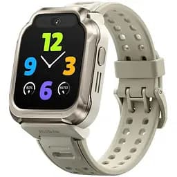 Дитячий годинник-телефон Mibro S1, 1.68", 360x390, GPS, 8MP+5MP, 900мА·рік, 2АТM, пісочно-золотий
